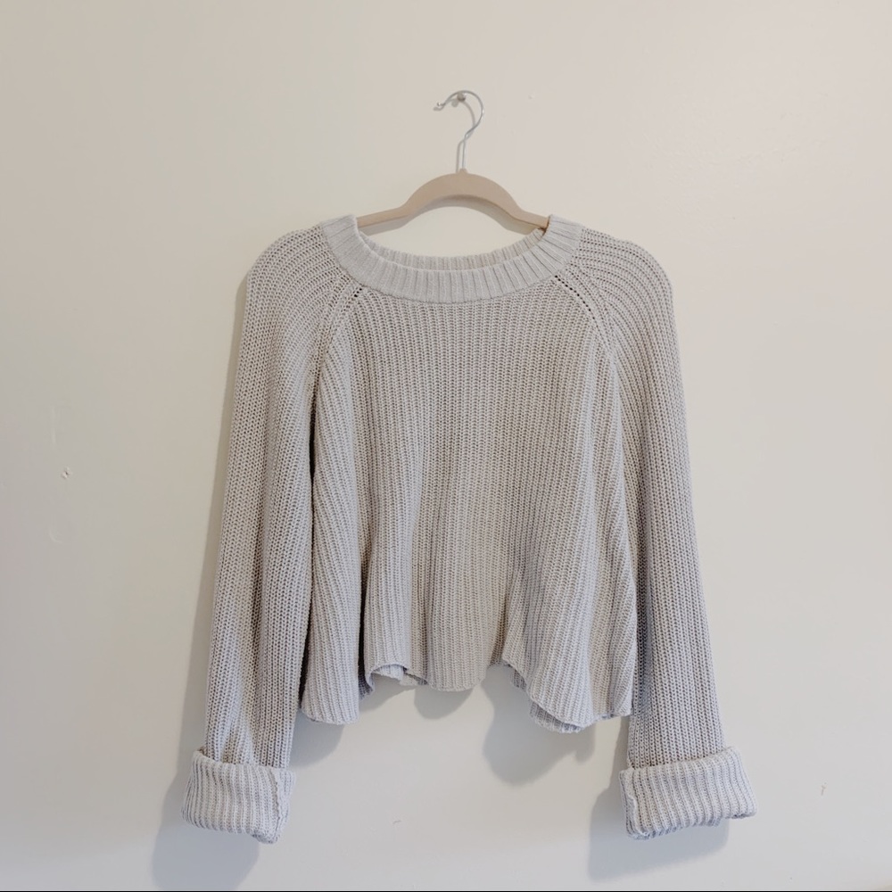 LA Hearts Cropped Sweater